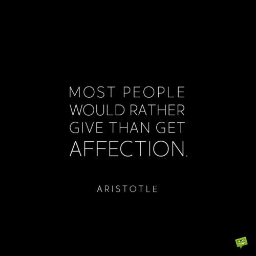 Life quote by Aristotle to give you food for thought.