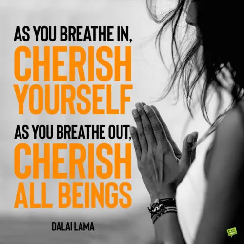 Breathe quote to note and share.