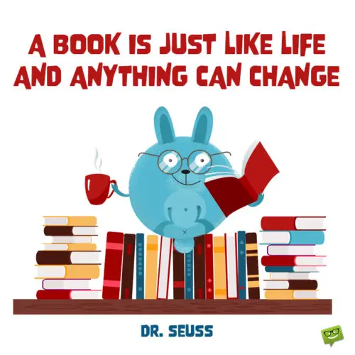 Kid friendly Dr. Seuss quote for inspiration.