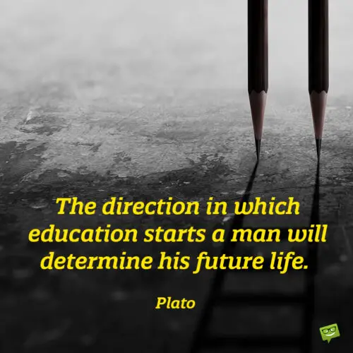 Education quote to give you food for thought.