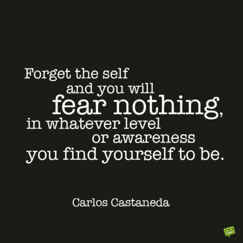 Quote to help you overcome fear.