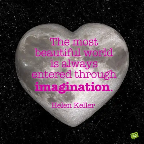 Imagination quote by Helen Keller to inspire you.