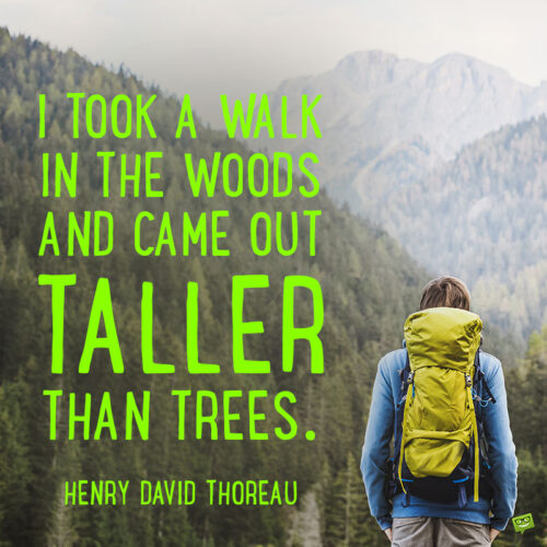 Hiking quote to note and share.