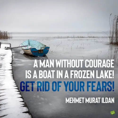 Frozen lake quote.
