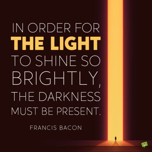 Light quote to note and share.