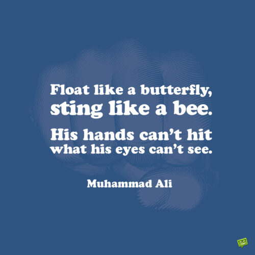 Muhammad Ali Training quote. | happy.better.wiser. Muhammad Ali Training quote to give you food for thought.