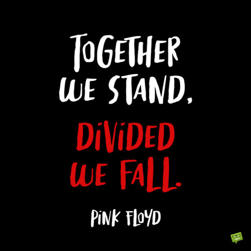 Best Pink Floyd lyrics quote.