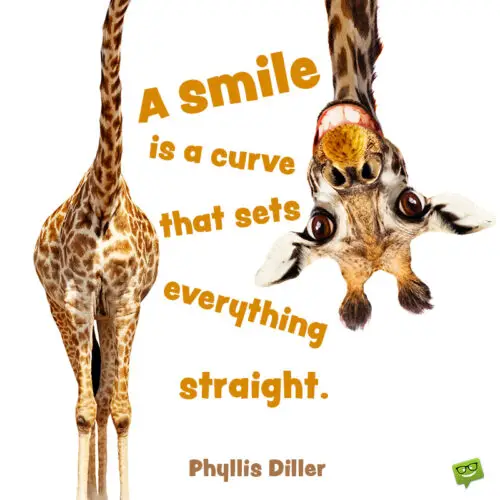 Smile quote to inspire you.