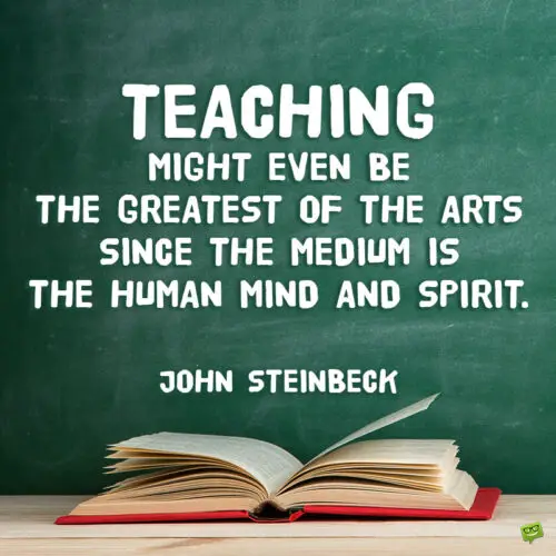 Teacher quote to note and share.