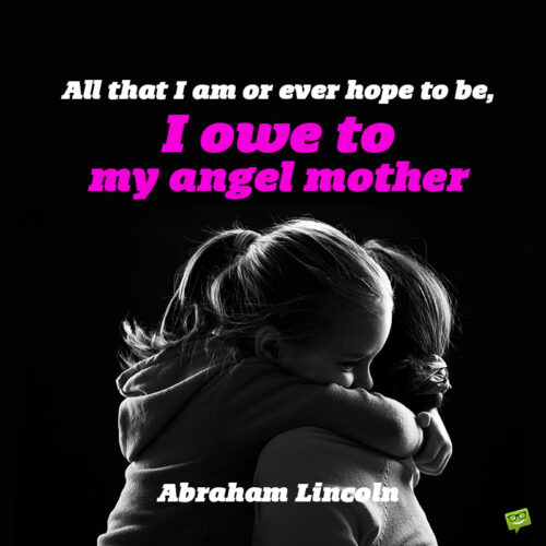 Thank you quote for mother to note and share.