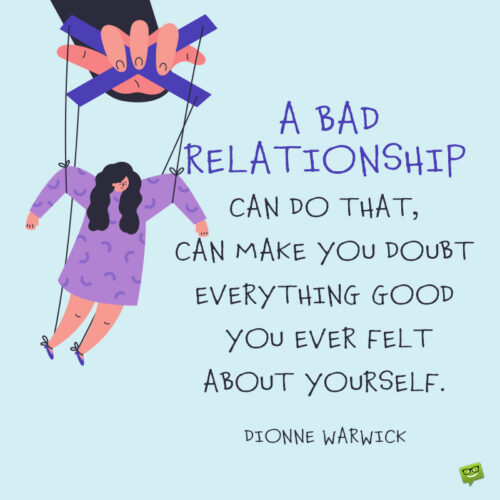 Toxic relationship quote to note and share.
