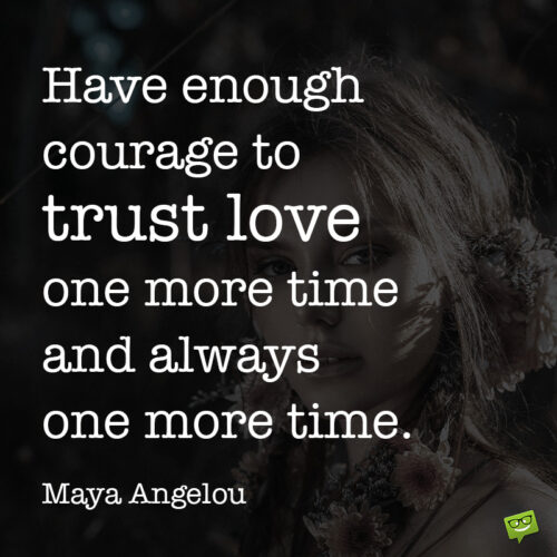 Trust quote about love to inspire you.