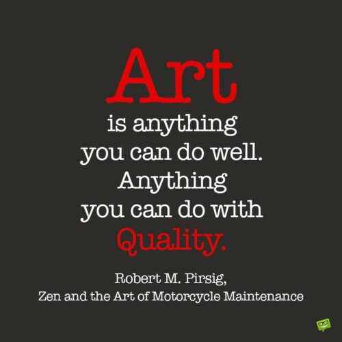 Zen and the Art of Motorcycle Maintenance Quote Zen and the Art of Motorcycle Maintenance Quote to note and share.
