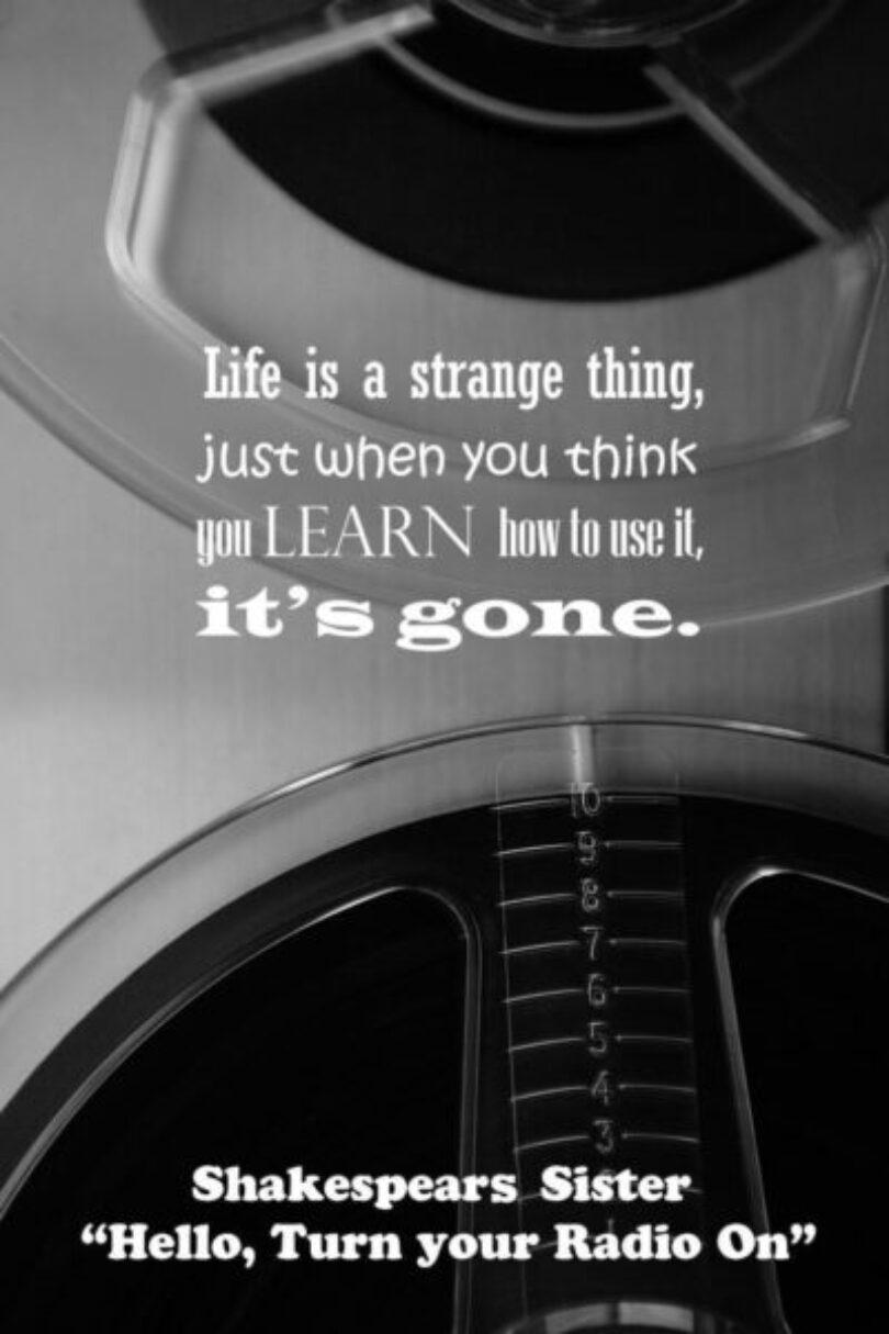 The Words We Sing: Song Lyrics to Move & Drive you