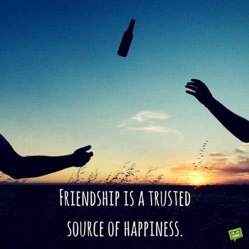 Happy Quote about friendship