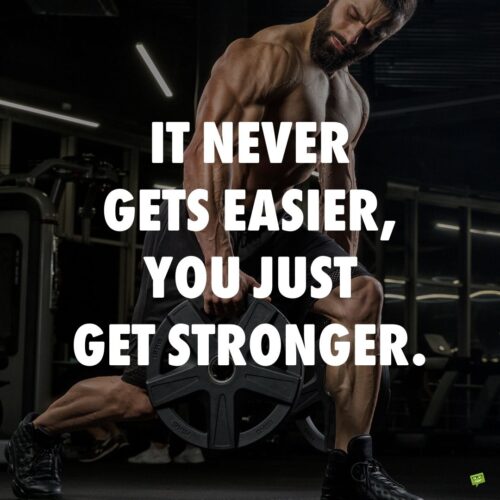 Gym quote to motivate you. 