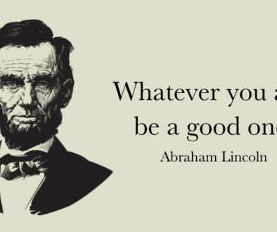 Inspirational Abraham Lincoln quote on image for easy sharing on chats and posts.