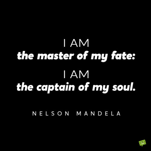 Nelson Mandela Quote to inspire you.